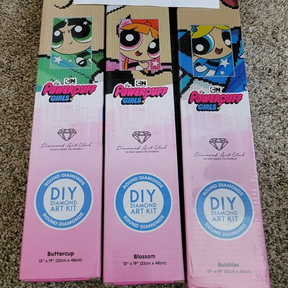 Diamond Art Club Powerpuff Girls (BUTTERCUP & BLOSSOM ONLY)